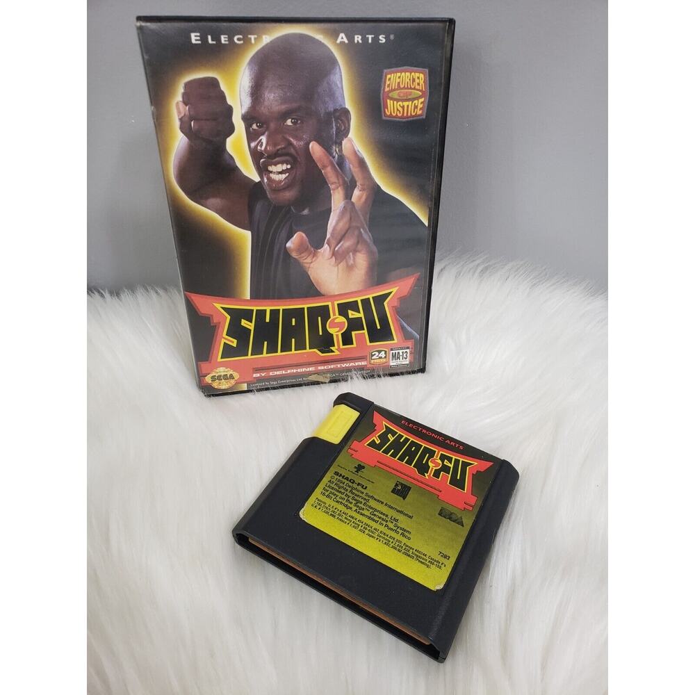 Shaq-Fu (Sega Genesis, 1994) w/ Box game Tested Shaqfu